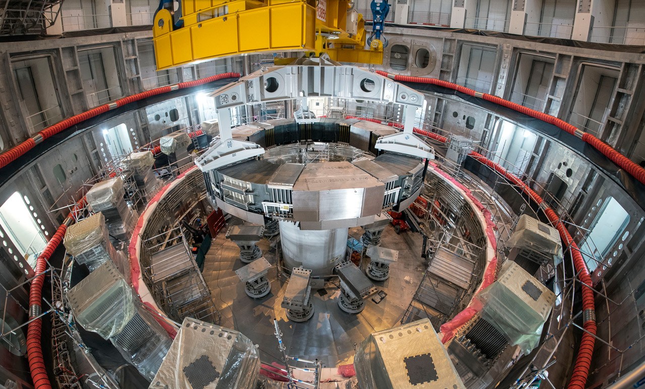 ITER’s sixth Poloidal Field coil inserted in the Tokamak pit. - Fusion ...