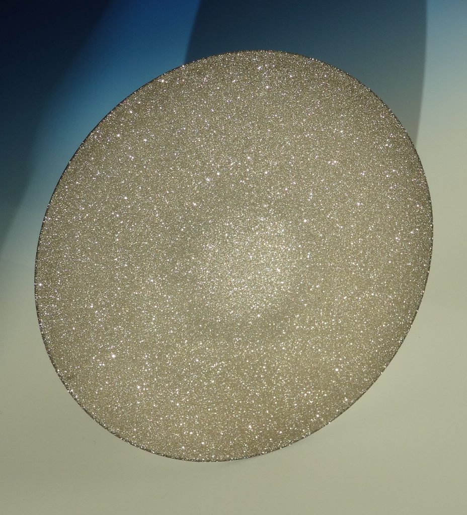 The first ever free-standing optical grade diamond disc with 180-mm diameter and average unpolished thickness of about 1.3 mm. 