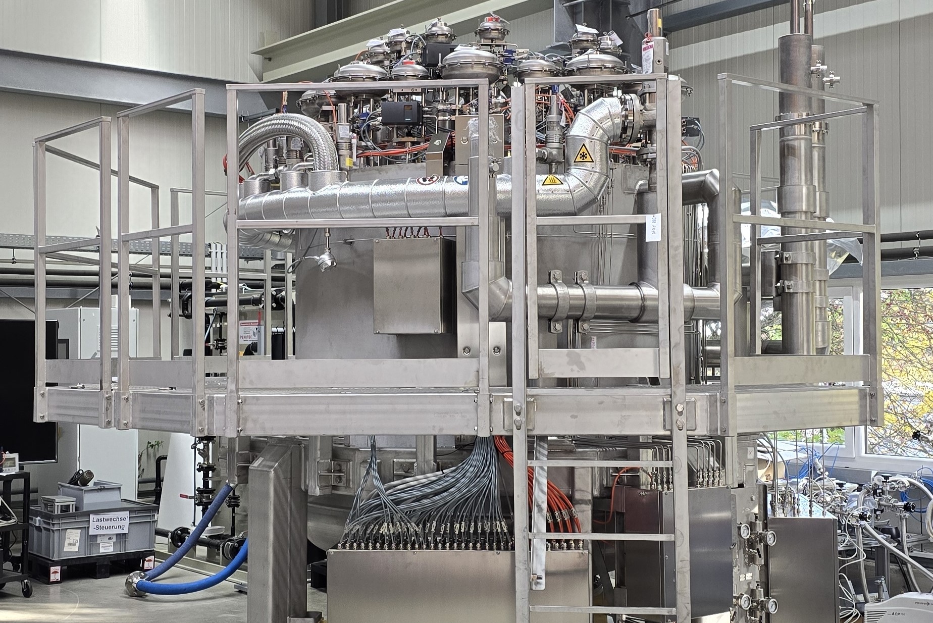 One of the neutral beam cold valve boxes at the workshop of Research Instruments in Germany. ©RI