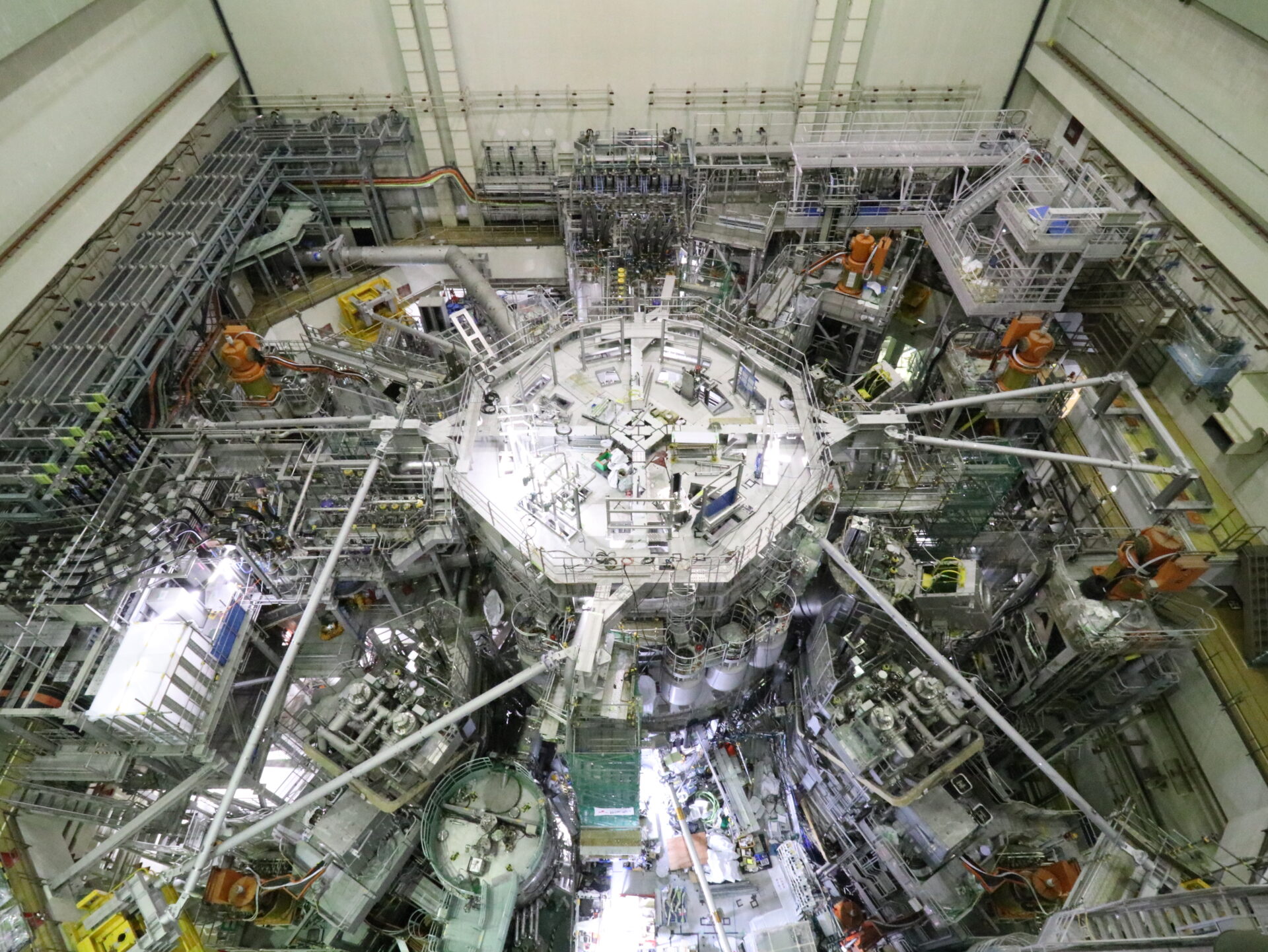 View of the JT-60SA tokamak in March 2026. ©QST