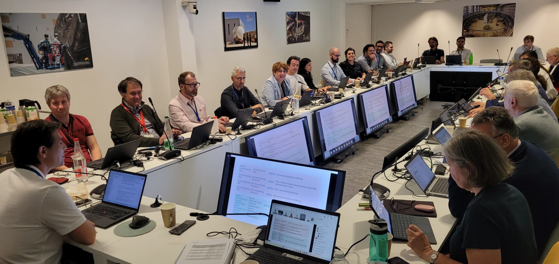 A moment during the meeting for the European TBM Preliminary Design Review. ©F4E / ITER Organization