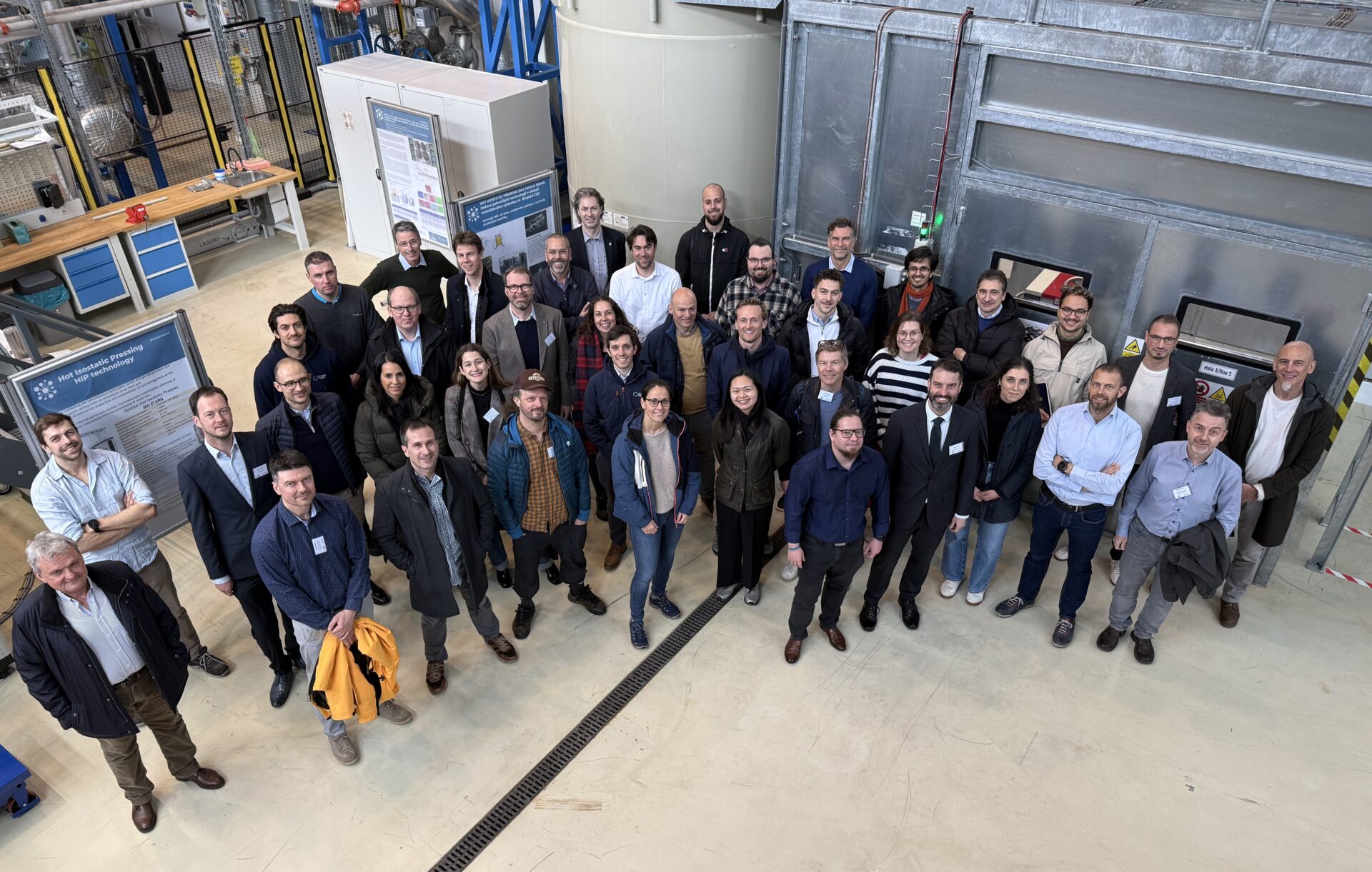A group of participants in the workshop on plasma-facing components, co-hosted by Research Centre Řež in Pilsen (Czechia). ©CVR