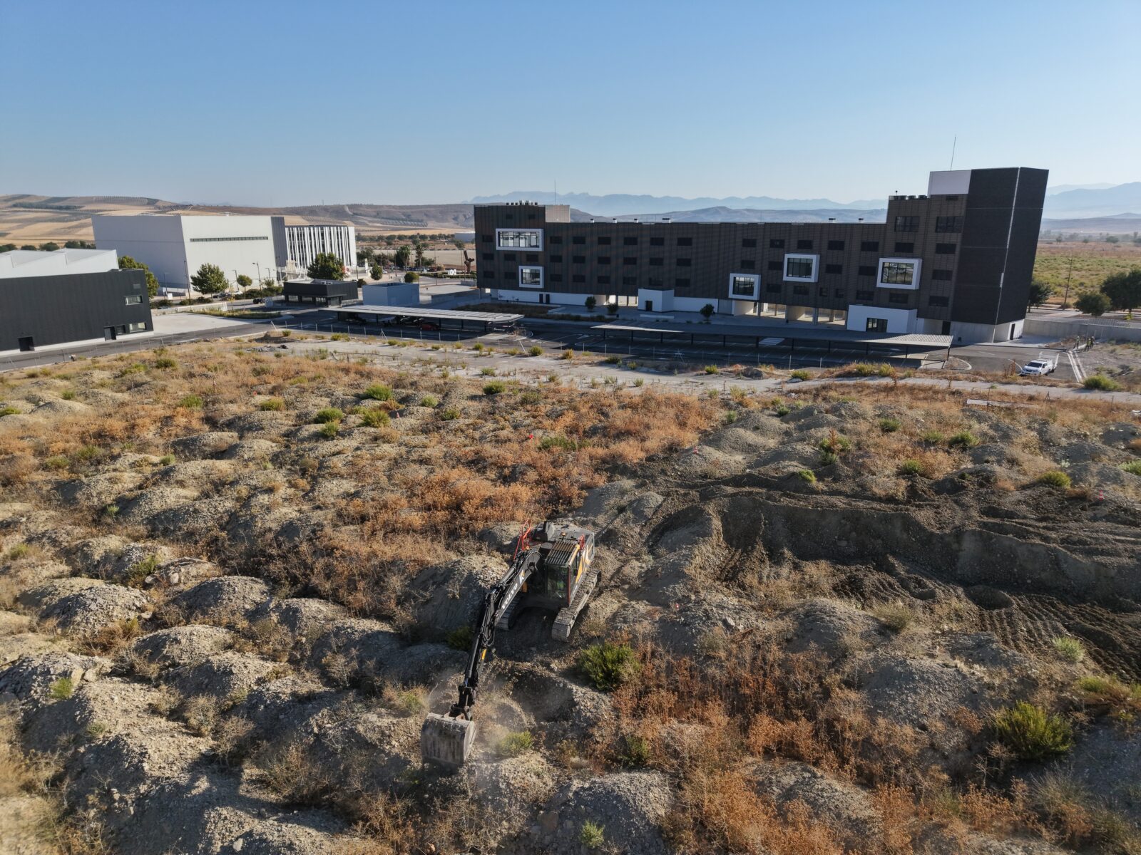 Aerial view of the IFMIF-DONES site in September 2026. ©IFMIF-DONES España