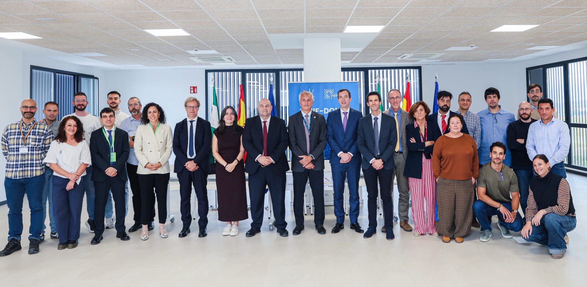 Group photo with the F4E team working in Escúzar, Granada. ©IFMIF-DONES España